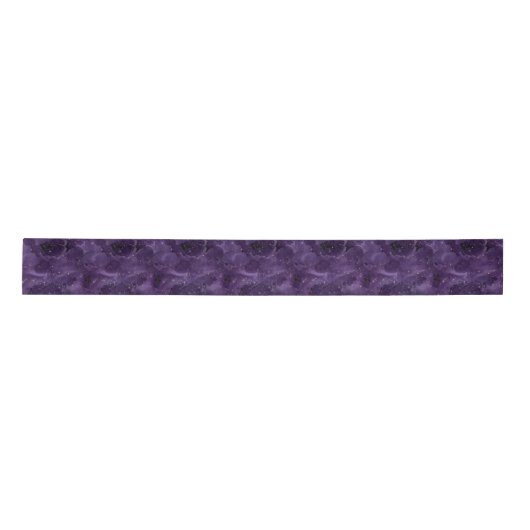 Purple Galaxy Series Design 8 Satinband (Vorderseite)