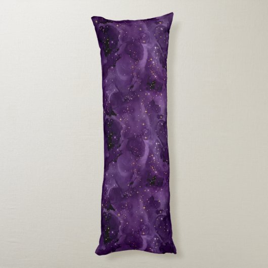 Purple Galaxy Series Design 8 Seitenschläferkissen (Rückseite (Vertikal))