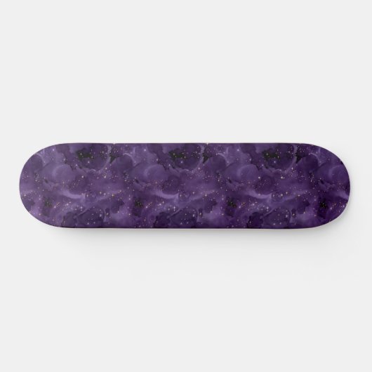 Purple Galaxy Series Design 8 Skateboard (Horizontal)