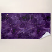 Purple Galaxy Series Design 8 Strandtuch (Vorderseite)