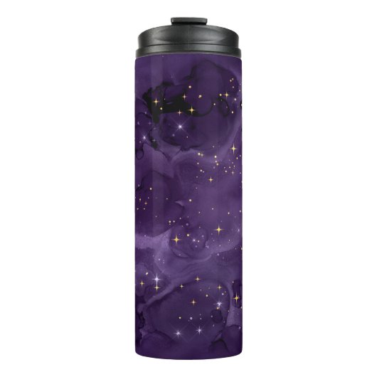 Purple Galaxy Series Design 8 Thermosbecher (Vorderseite)