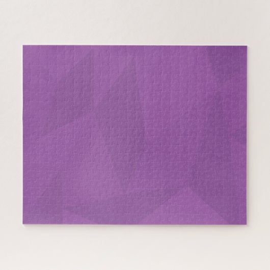 Purple, geometric, cool, trendy, modern simple art puzzle (Horizontal)