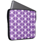 Purple geometric design laptop bag laptopschutzhülle (Vorne Rechts)