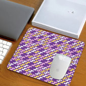 Purple Geometric Pattern Mouse Pad Mousepad