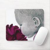 Purple_Girl_1 Mousepad (Mit Mouse)