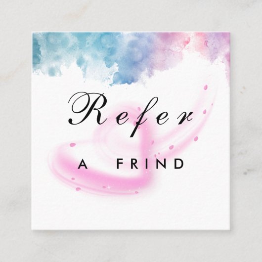 Purple Glitter Luxury Drip Salon Rabattkarte (Vorderseite)