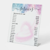 Purple Glitter Luxury Drip Salon  Sockelschild (Vorderseite)