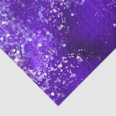 Purple Glitter Sparkle Glam Elegant Design Seidenpapier (Detail)