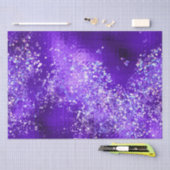 Purple Glitter Sparkle Glam Elegant Design Seidenpapier (Handwerk)