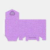 Purple Glitter Sweet 16 Gefallen Geschenkbox Geschenkschachtel (Ungefaltet)