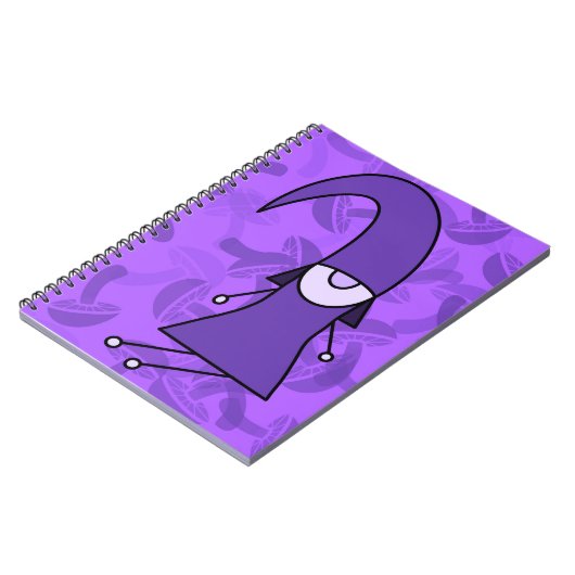 Purple Gnome Notizblock (Linke Seite)