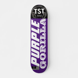 PURPLE GORILLA Skateboard, 7¾" Deck Skateboard