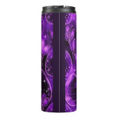 Purple Gothic Easter Pattern Thermosbecher (Rückseite)