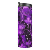 Purple Gothic Easter Pattern Thermosbecher (Nach rechts gedreht)