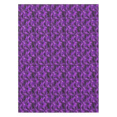 Purple Gothic Easter Pattern Tischdecke (Vorderseite)