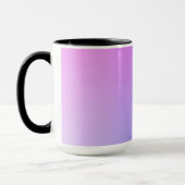 Purple Gradient Vignette Abstract Design Tasse (Links)