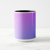 Purple Gradient Vignette Abstract Design Tasse (Zentrum)