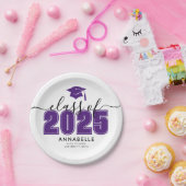 Purple Graduation Party Pappteller (Party)