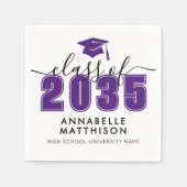 Purple Graduation Serviette (Vorderseite)
