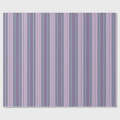 Purple & Green Chevron Stripes Geschenkpapier (Flach)