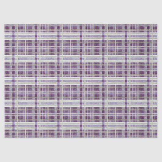 Purple Green Christmas Pattern#2 ID1009 Seidenpapier (Vorderseite)