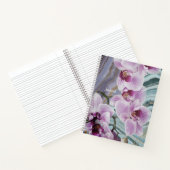 Purple Green Floral Geode Name Journal Notizblock (Innenseite)