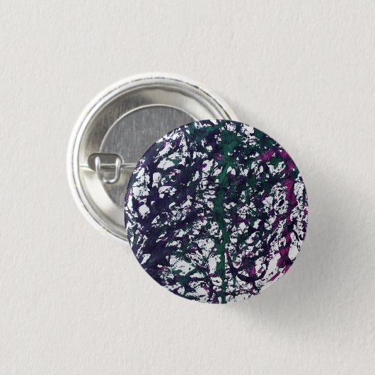 Purple, Green, Pink, Marble Artwork Button (Vorne & Hinten)