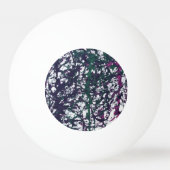 Purple, Green, Pink, Marble Artwork Tischtennisball (Rückseite)