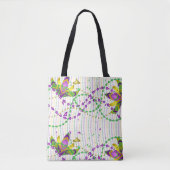 PURPLE GREEN YELLOW MARDI GRAS THEME TASCHE (Vorderseite)