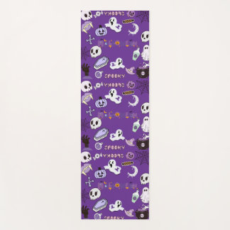 Purple Halloween Yogamatte