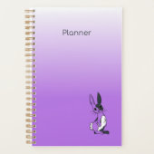 Purple Harlequin Bunny Agenda Planer (Vorderseite)