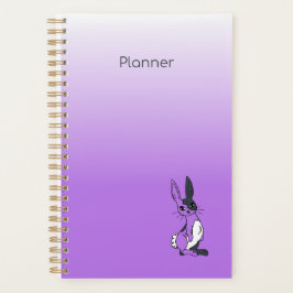 Purple Harlequin Bunny Agenda Planer