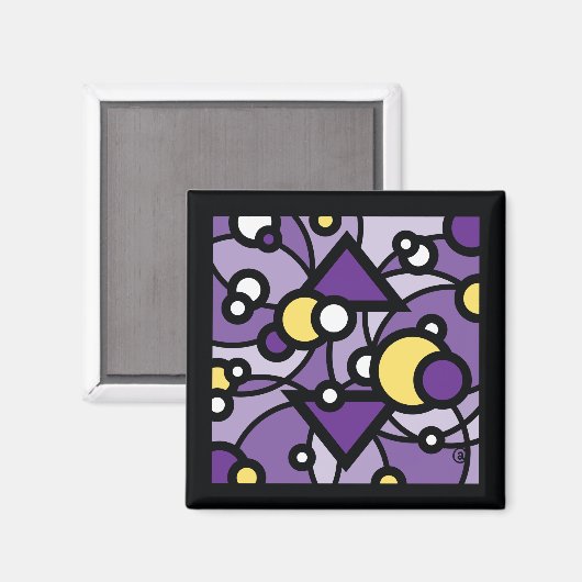 Purple Haze Magnet (Vorderseite/Rückseite)