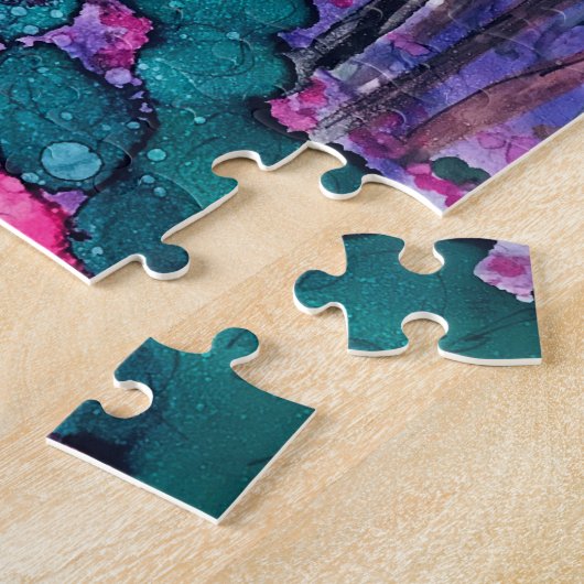 Purple Haze with Pines Puzzle (Seite)