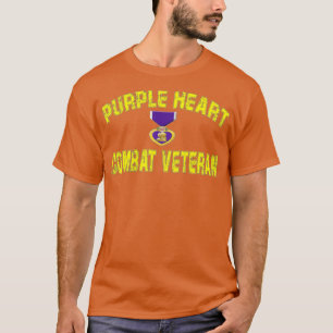 Purple Heart Combat Veteran  T-Shirt