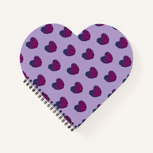 Purple Heart Notebook Notizblock (Vorderseite)