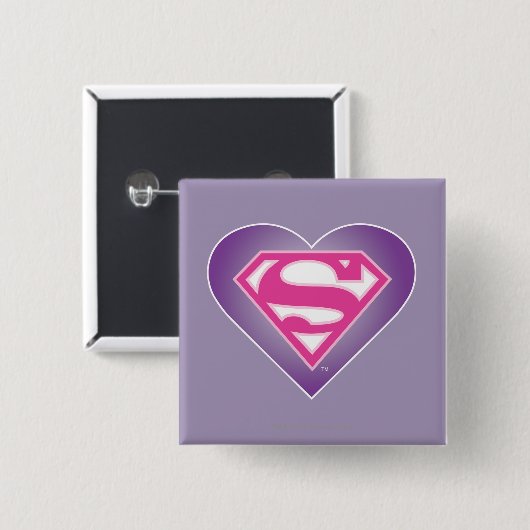 Purple Heart S-Shield Button (Vorne & Hinten)