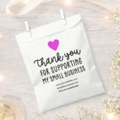Purple Heart Thank You Supporting Small Business Geschenktütchen (Ausgeschnitten)