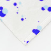 Purple heart vibrant red love fleecedecke (Ecke)