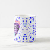 Purple heart vibrant red love kaffeetasse (Mittel)