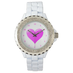Purple Heart Watch - Love Armbanduhr