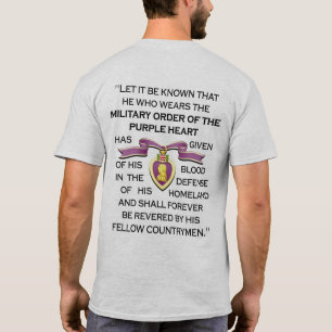 "PURPLE HEART ZITAT" T-Shirt