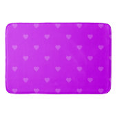Purple Hearts Badematte (Vorderseite)