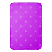Purple Hearts Badematte (Vorderseite Vertikal)