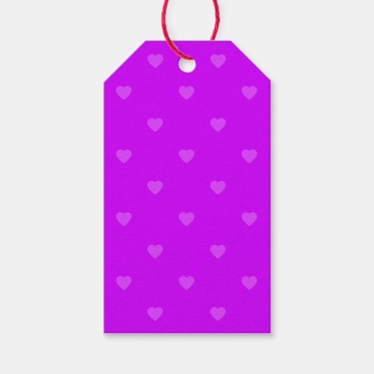 Purple Hearts Geschenkanhänger (Vorderseite)