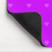 Purple Hearts Mousepad (Ecke)