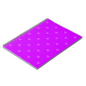 Purple Hearts Notizblock (Linke Seite)