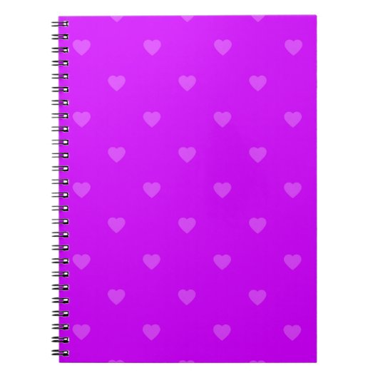 Purple Hearts Notizblock (Vorderseite)