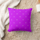 Purple hearts pattern kissen (Decke)