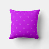 Purple hearts pattern kissen (Rückseite)